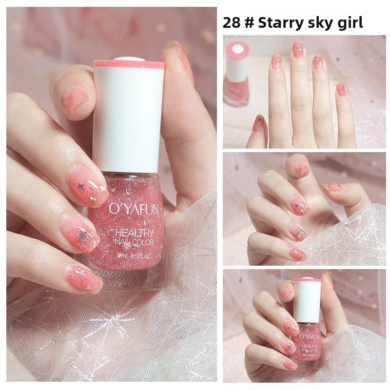 Water-based nail polish