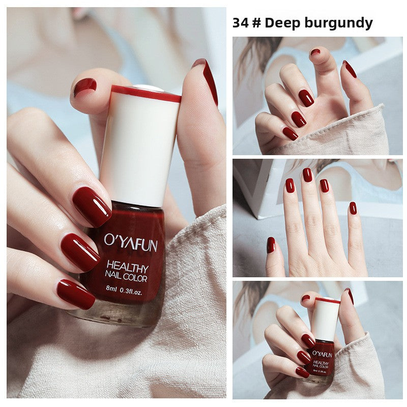 Water-based nail polish