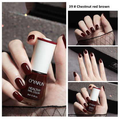Water-based nail polish