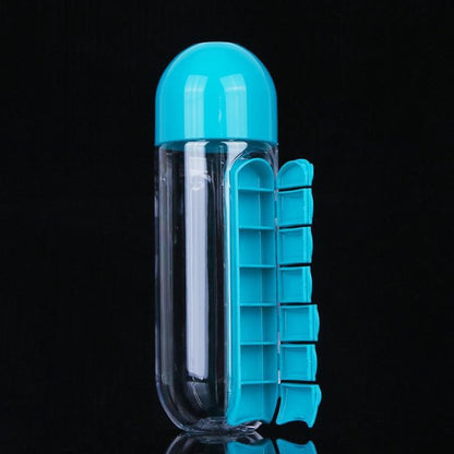 Water Bottle Pill Box Cup