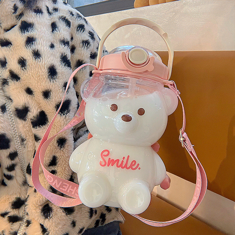 Water cup for girls with straw