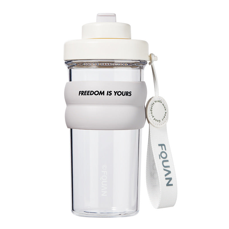 Water Cup with Tea Infuser and Carry Strap