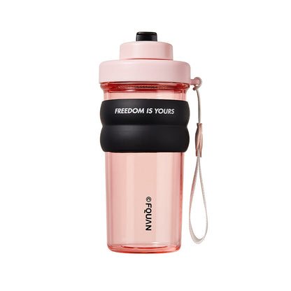 Water Cup with Tea Infuser and Carry Strap