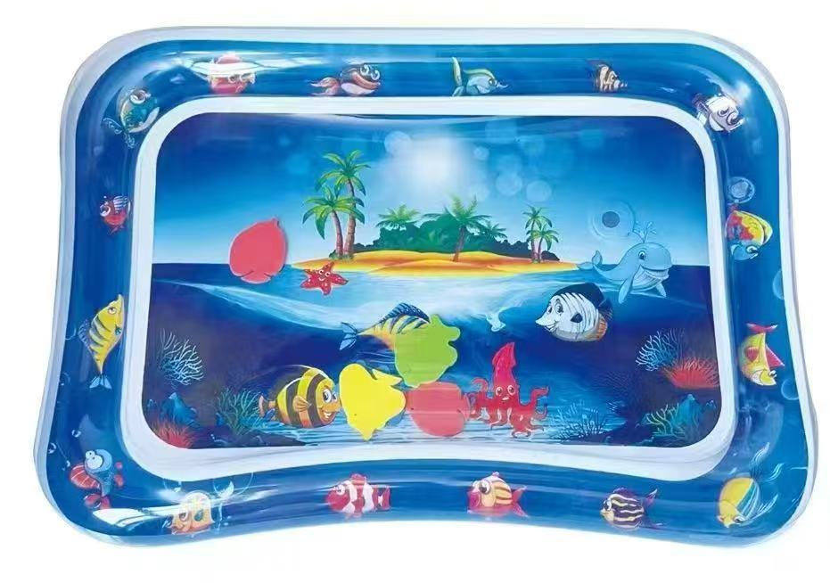 Water cushion baby crawling guidance device