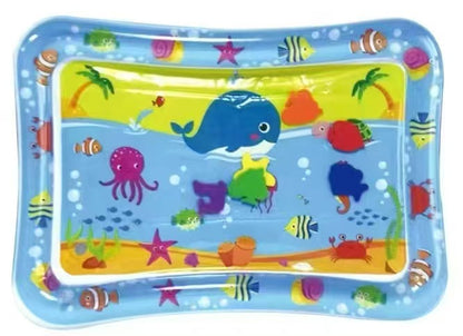 Water cushion baby crawling guidance device