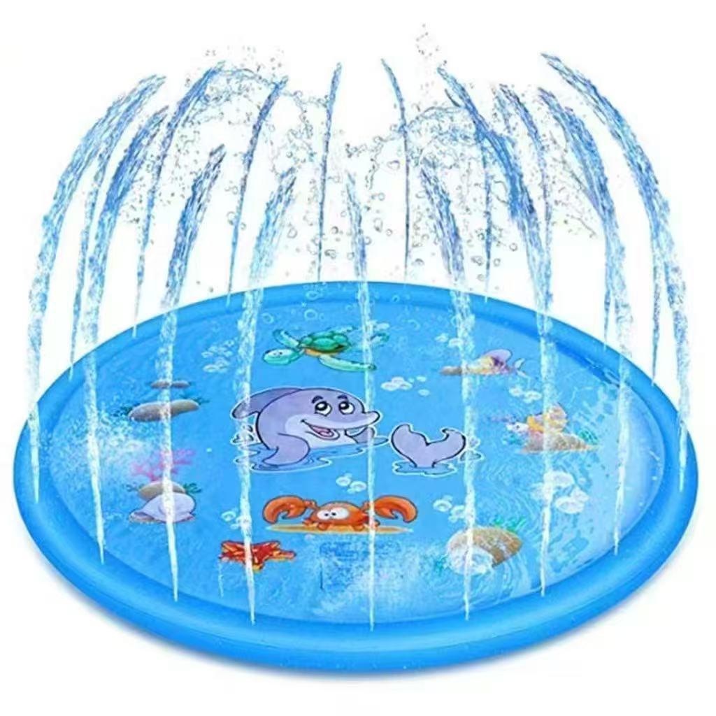 Water cushion baby crawling guidance device