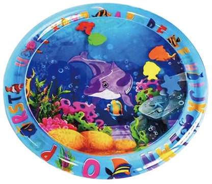 Water cushion baby crawling guidance device