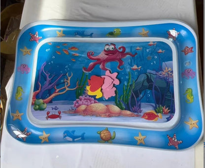 Water cushion baby crawling guidance device