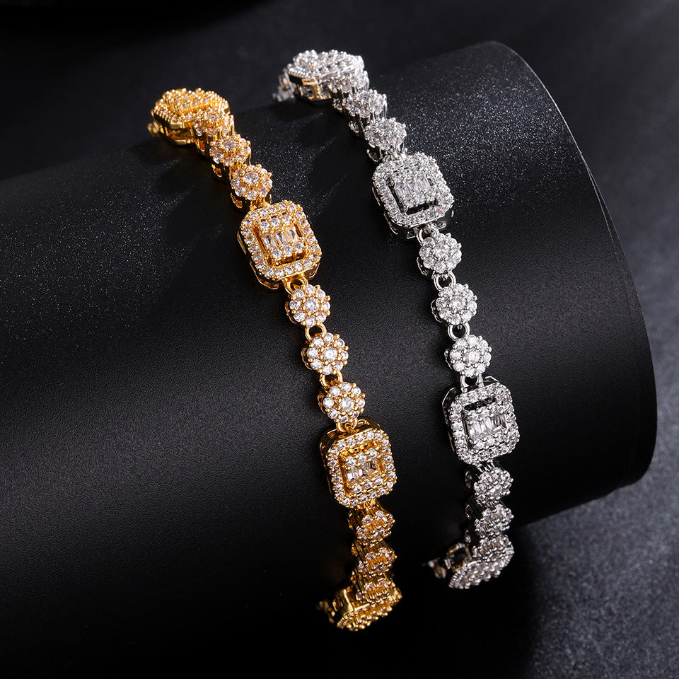 Water Drop Copper Zirconium Bracelet