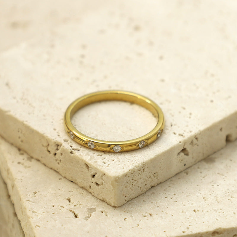Water Drop Diamond Ring