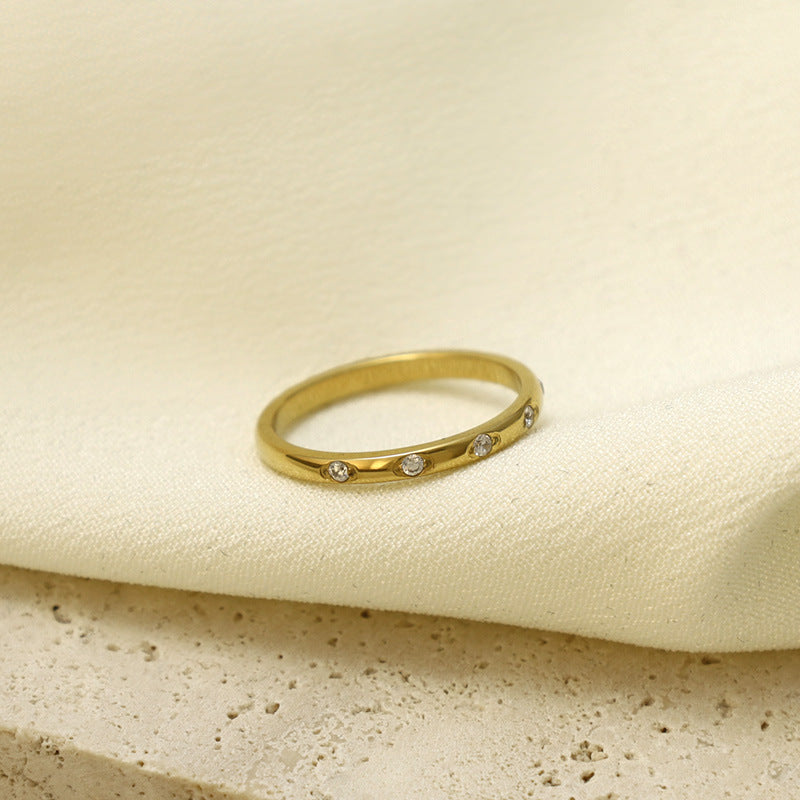 Water Drop Diamond Ring