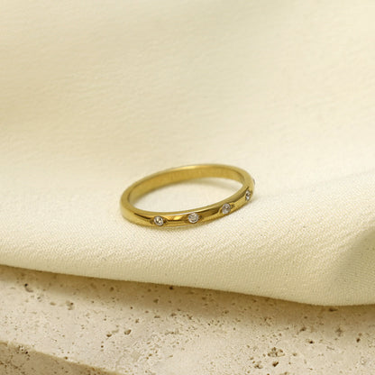 Water Drop Diamond Ring