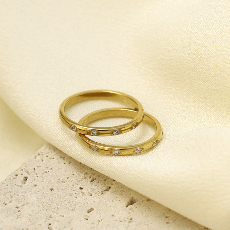 Water Drop Diamond Ring