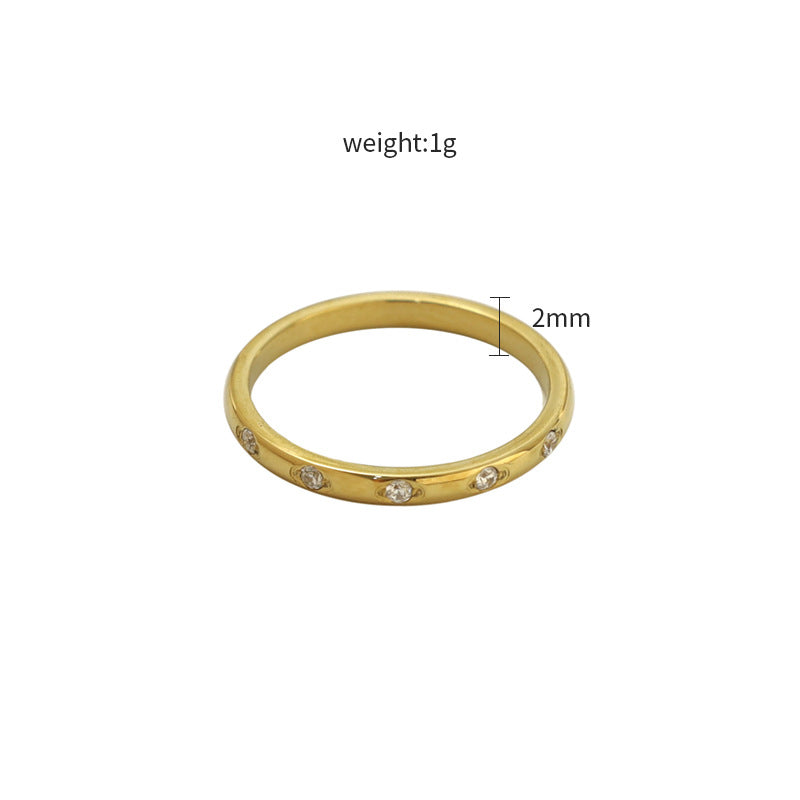Water Drop Diamond Ring