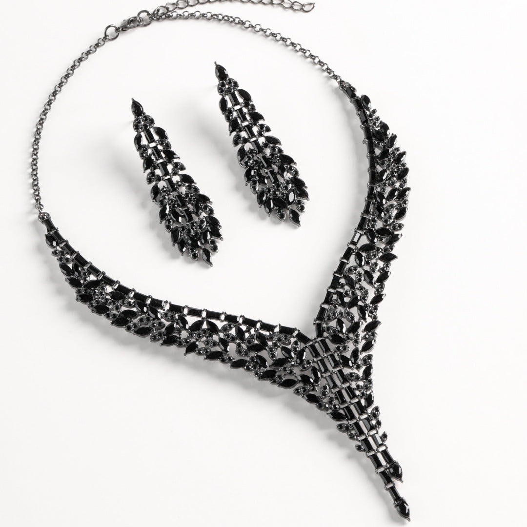 Water Drop Necklace and Earrings