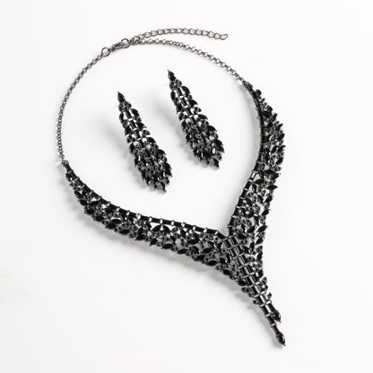 Water Drop Necklace and Earrings