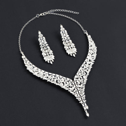 Water Drop Necklace and Earrings