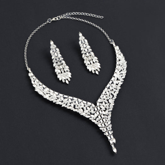 Water Drop Necklace and Earrings