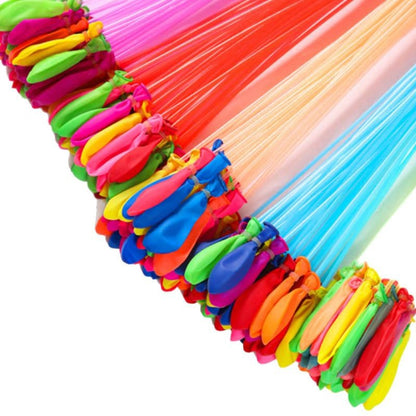 Water-filled burst bead air balloon automatic sealing device