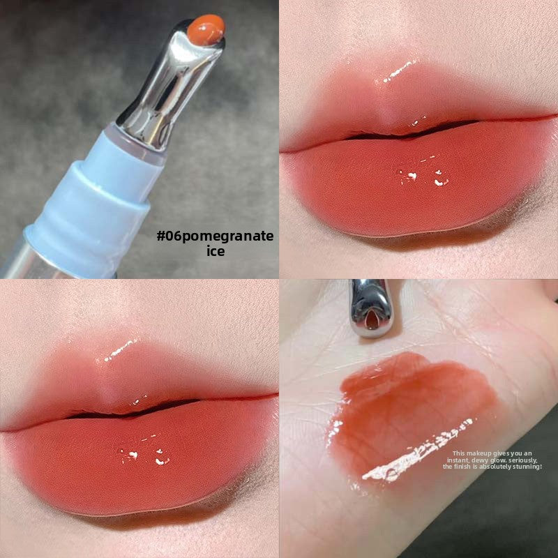 Water-glow mirror lip glaze