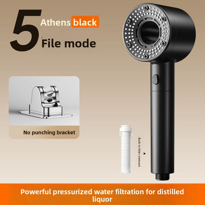 Water heater shower head for household use
