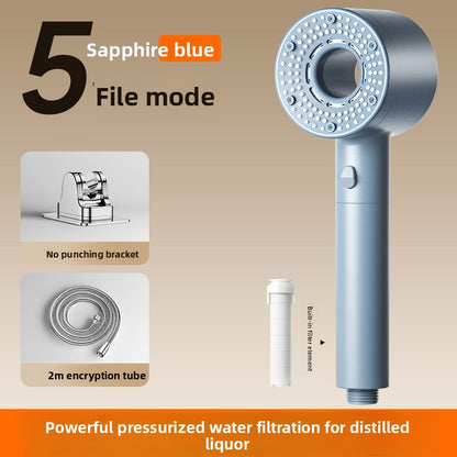 Water heater shower head for household use