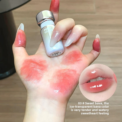 Water light mirror surface whitening pseudo-natural lipstick