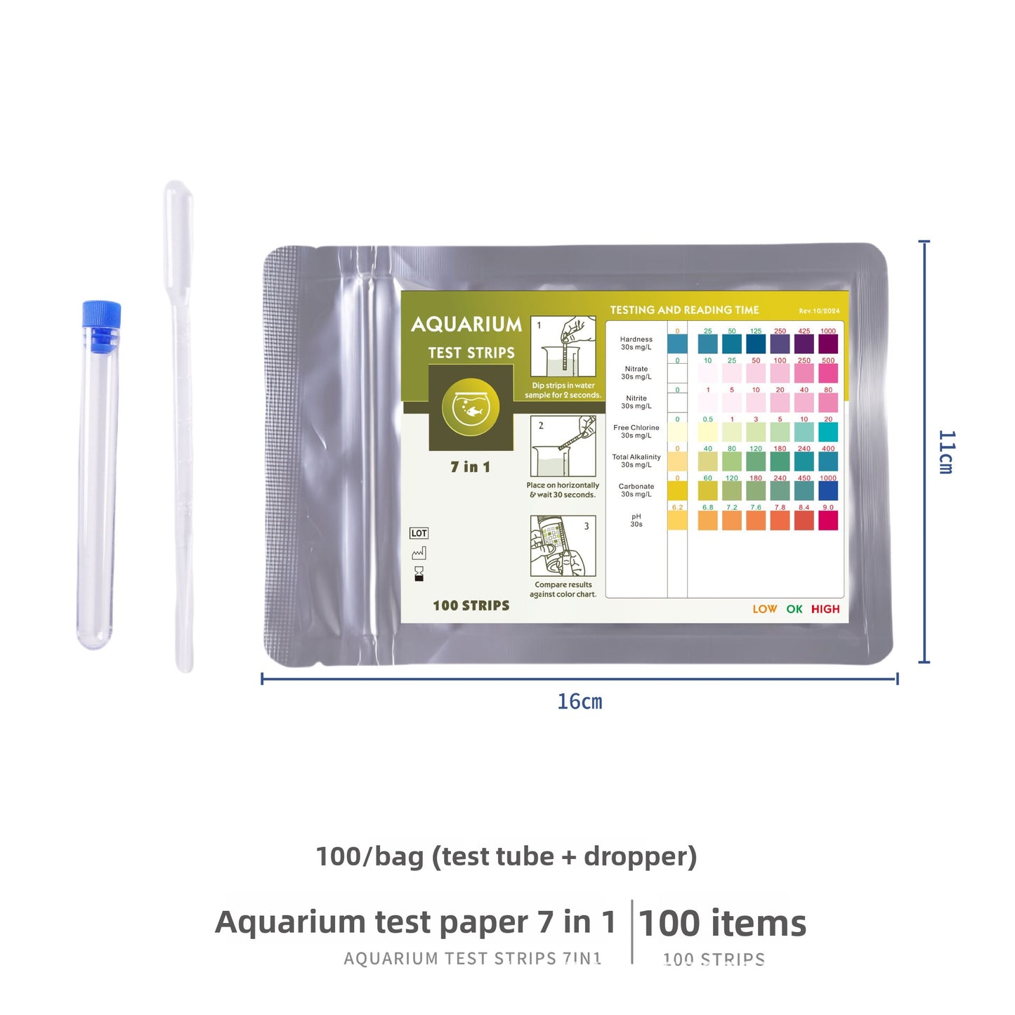 Water Quality Test Strips Multiparameter