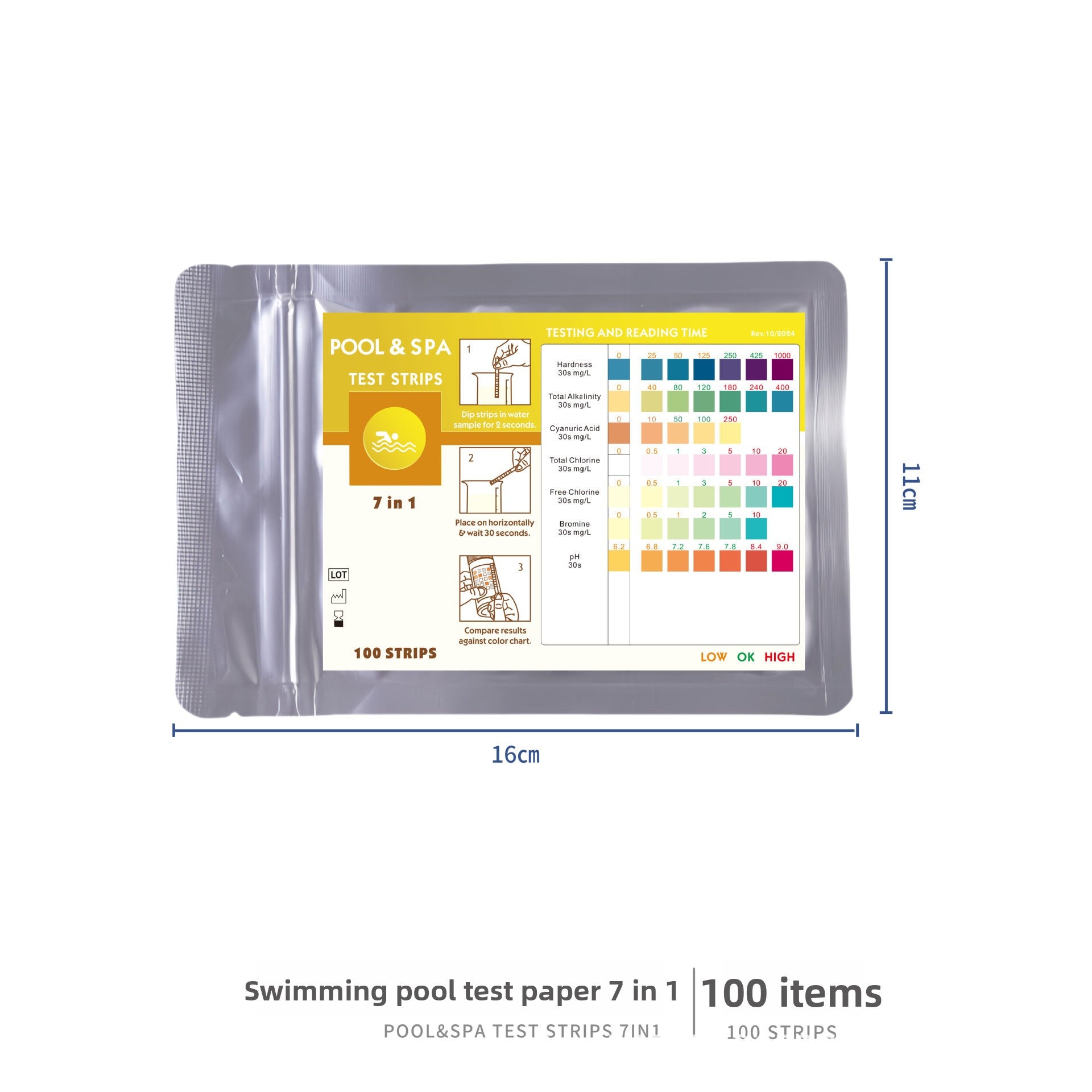 Water Quality Test Strips Multiparameter