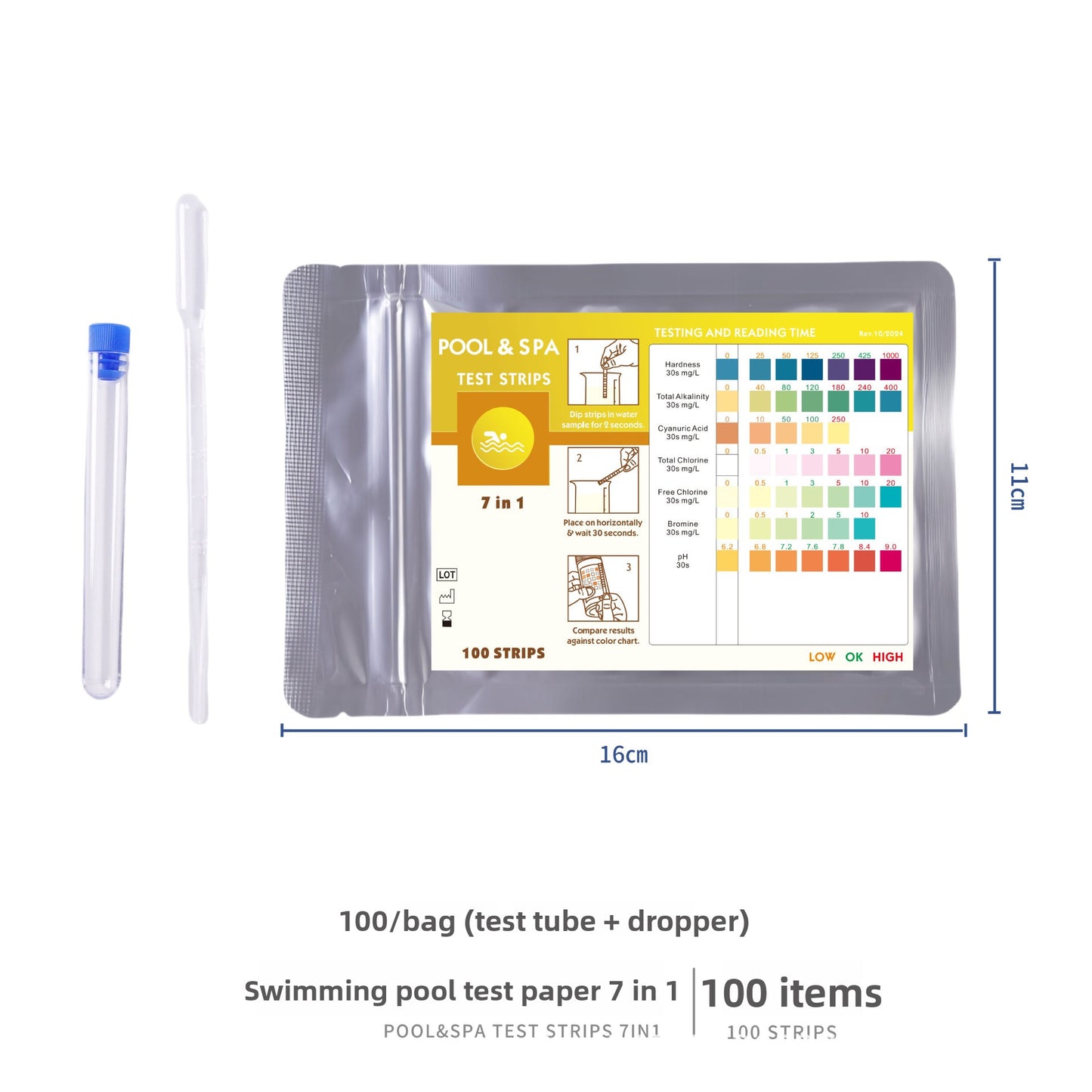 Water Quality Test Strips Multiparameter