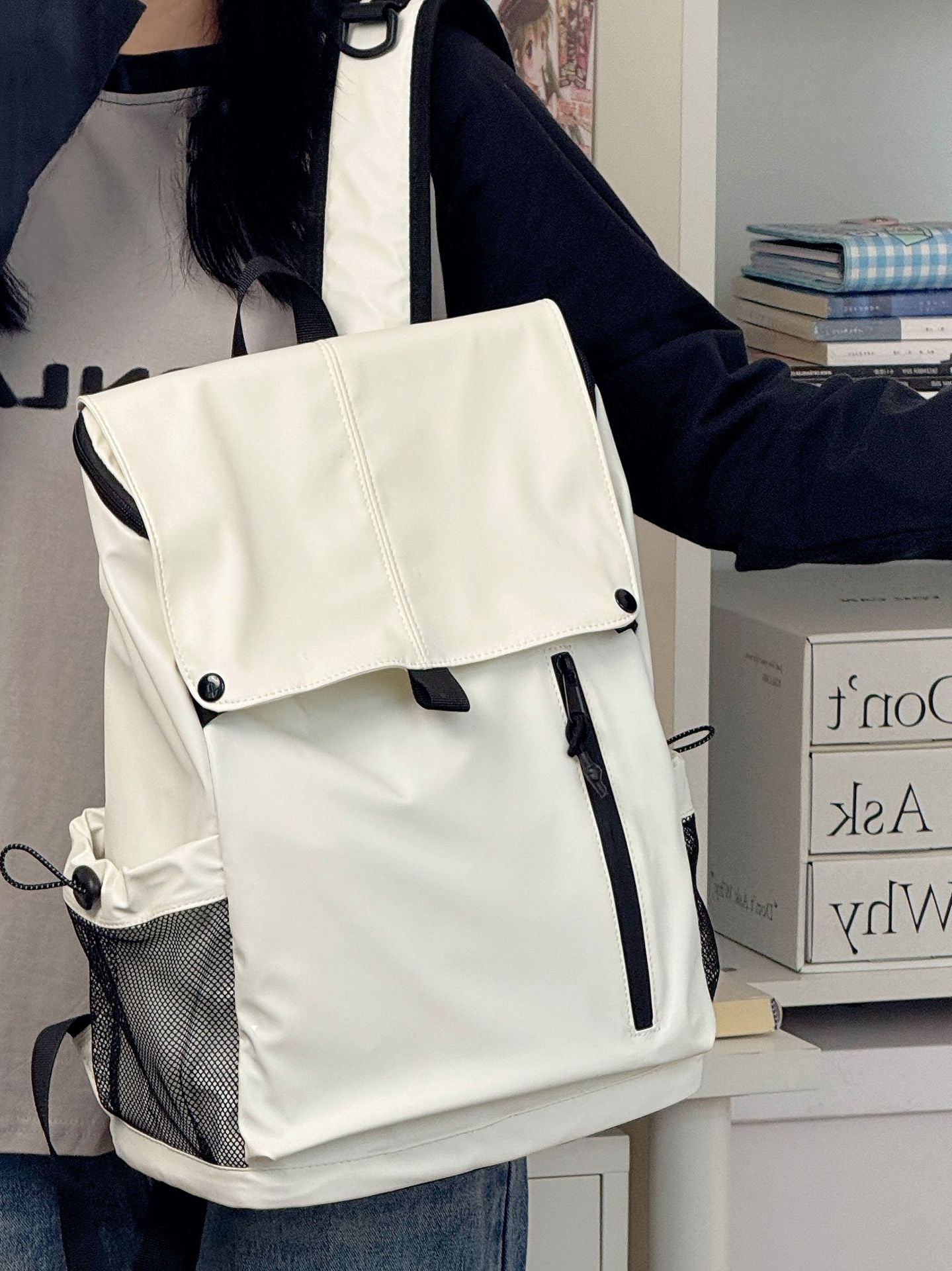 Water-Repellent Nylon Laptop Backpack