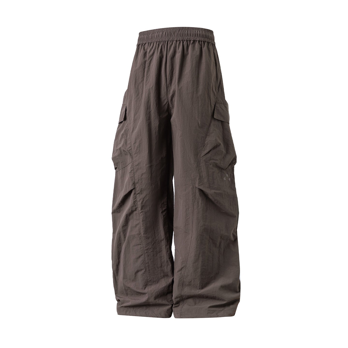Water-Resistant Nylon Casual Pants with Pockets