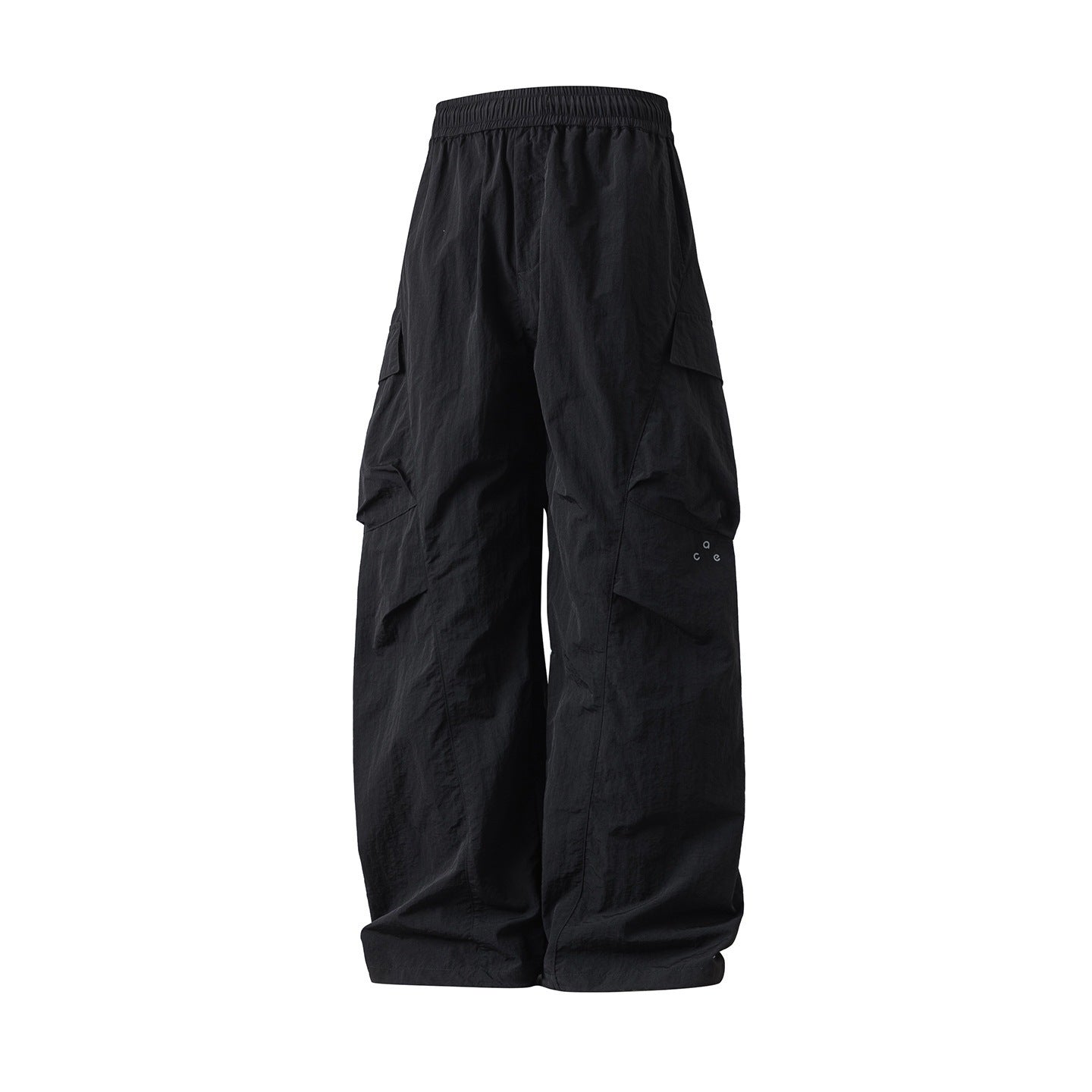 Water-Resistant Nylon Casual Pants with Pockets