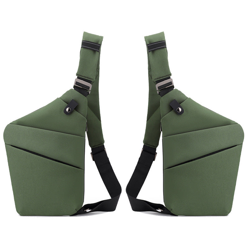 Water-Resistant Oxford Chest Bag