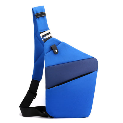 Water-Resistant Oxford Chest Bag
