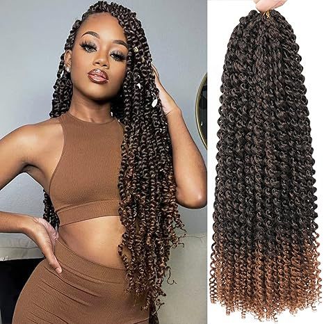 Water ripple crochet wig dreadlock wig