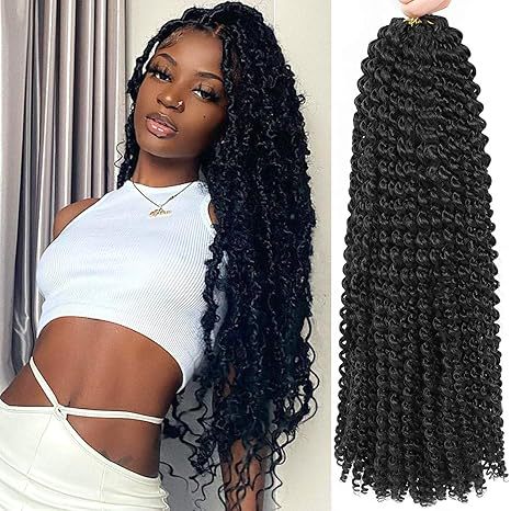 Water ripple crochet wig dreadlock wig