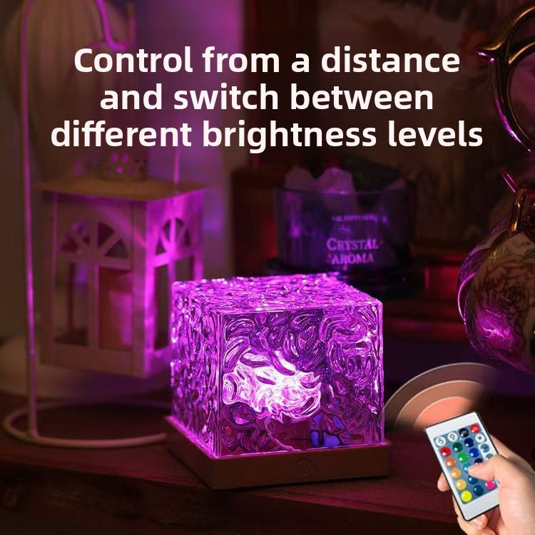 Water Ripple Cube Atmosphere Lamp