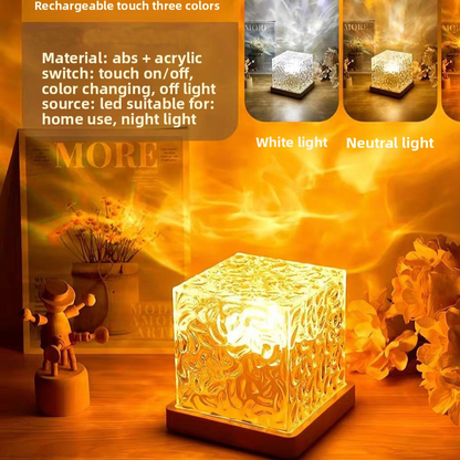 Water ripple night light