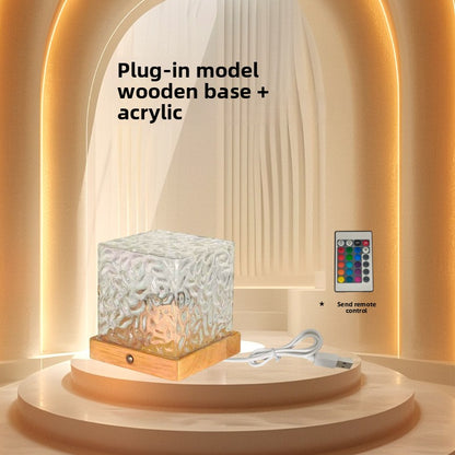 Water ripple projection lamp
