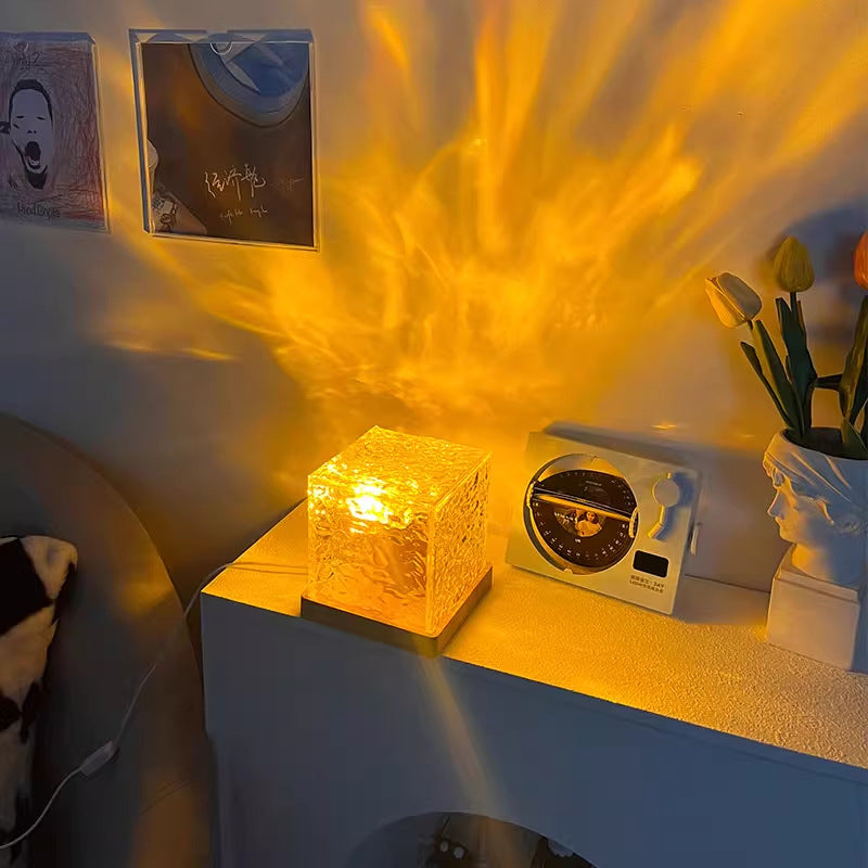 Water ripple projection lamp