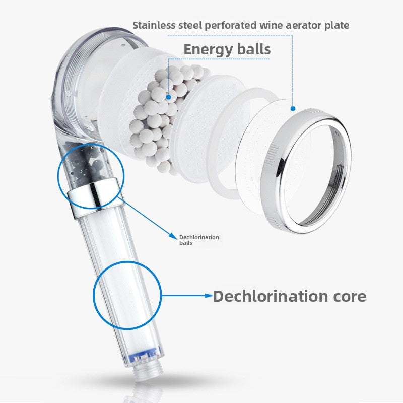 water-saving shower head