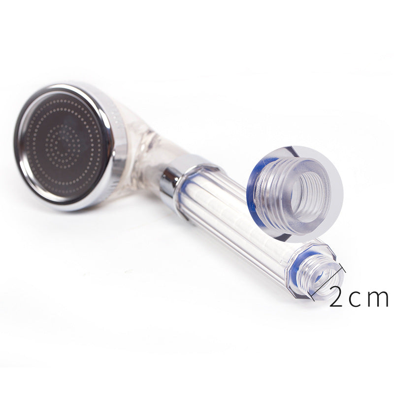 water-saving shower head