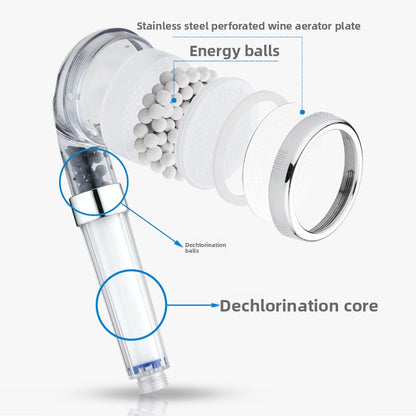 water-saving shower head