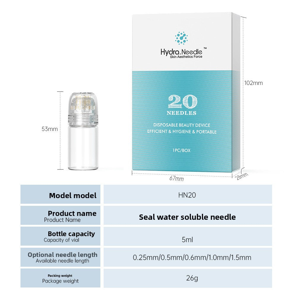 Water-soluble needle
