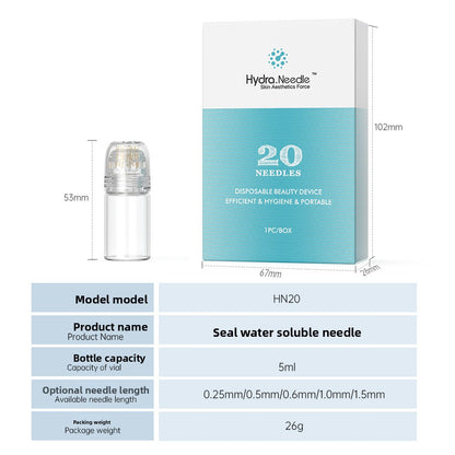 Water-soluble needle
