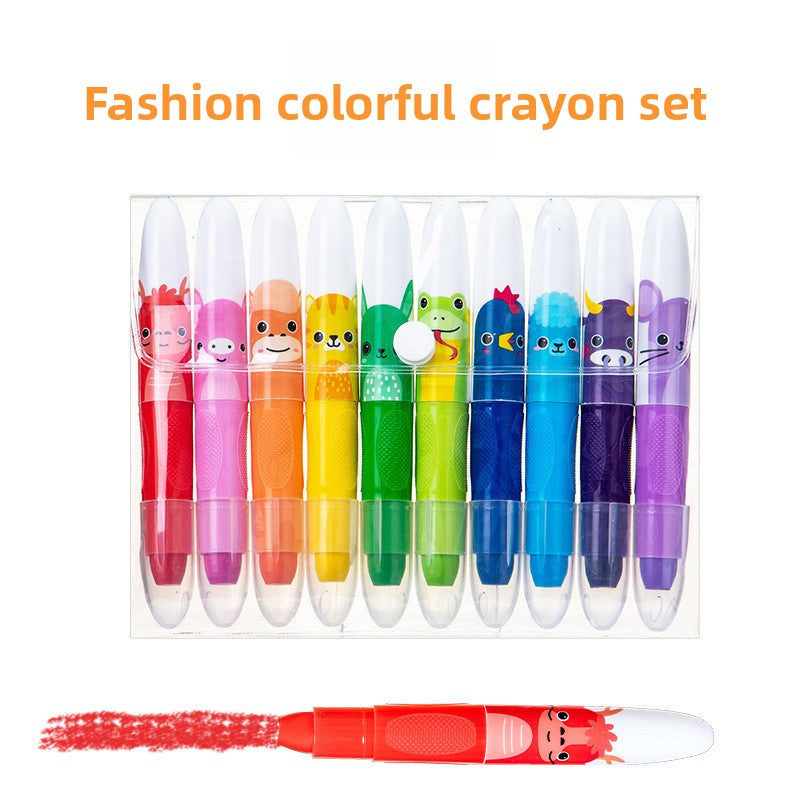 Water-soluble Zodiac Colorful Crayons