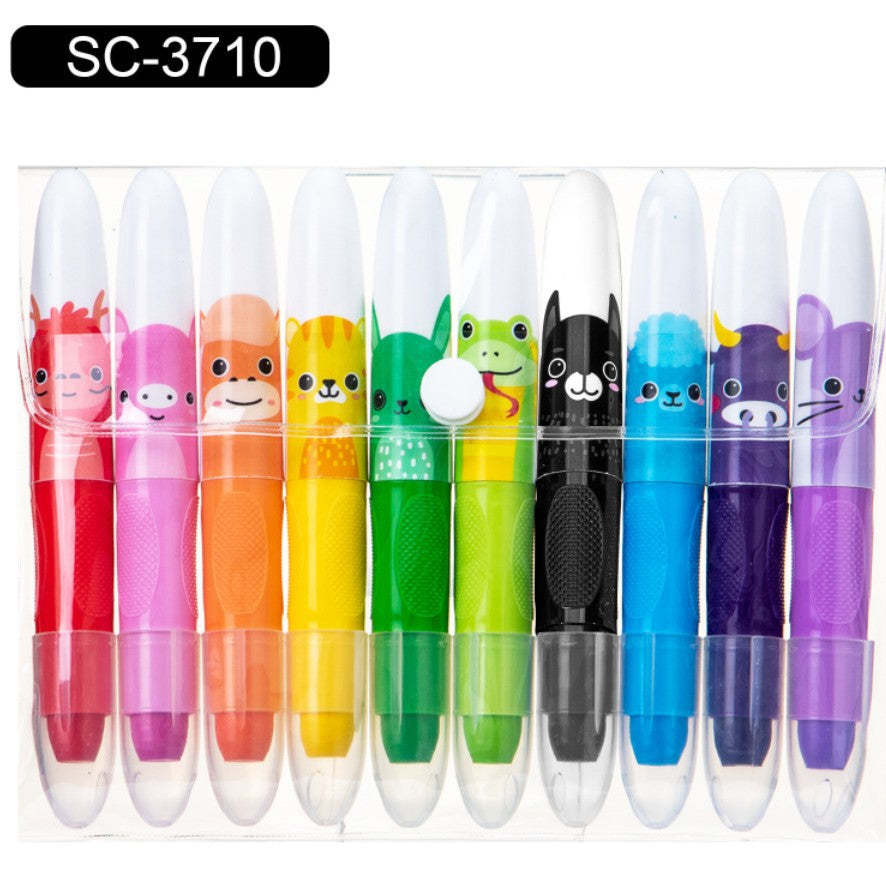 Water-soluble Zodiac Colorful Crayons