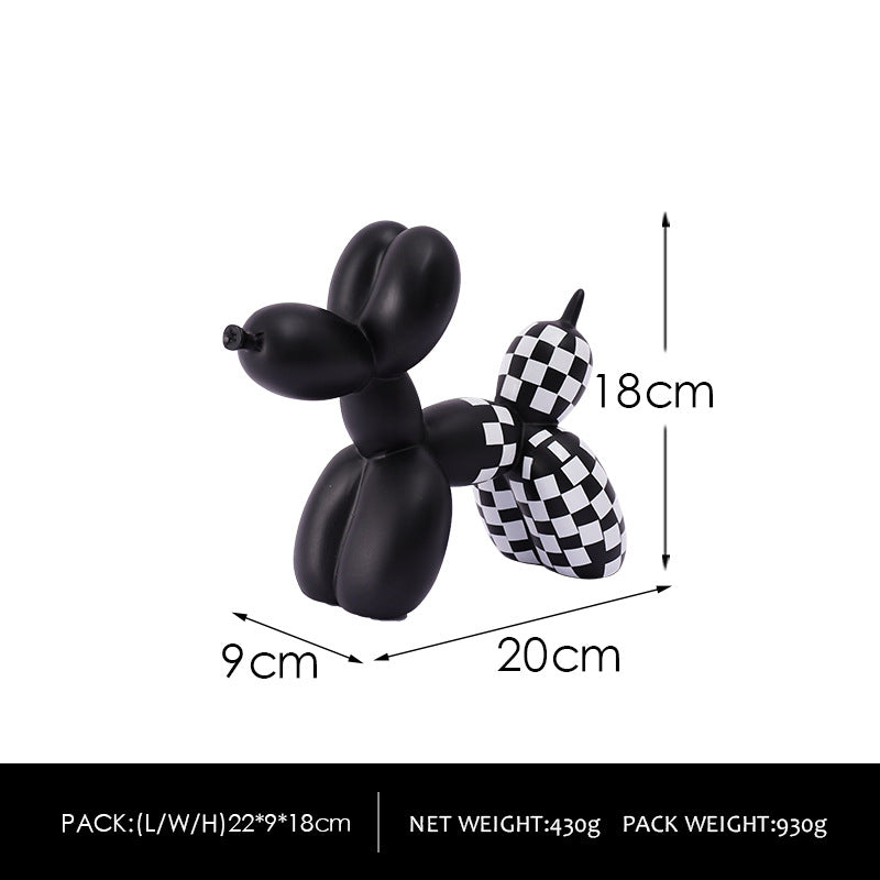 Water transfer printing colorful graffiti balloon dog