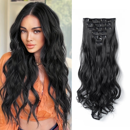 Water Wave Curly Hair Ponytail Extension